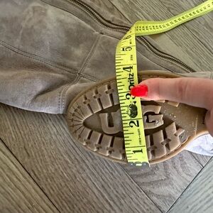 UGG Over-the-Knee Suede Boots in Taupe Brown